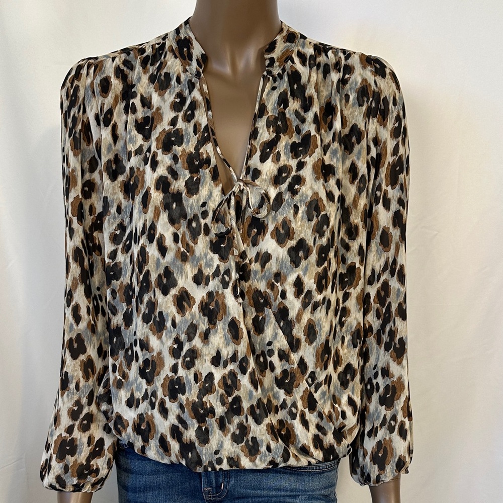 Veronica M Leopard Print Women's Top